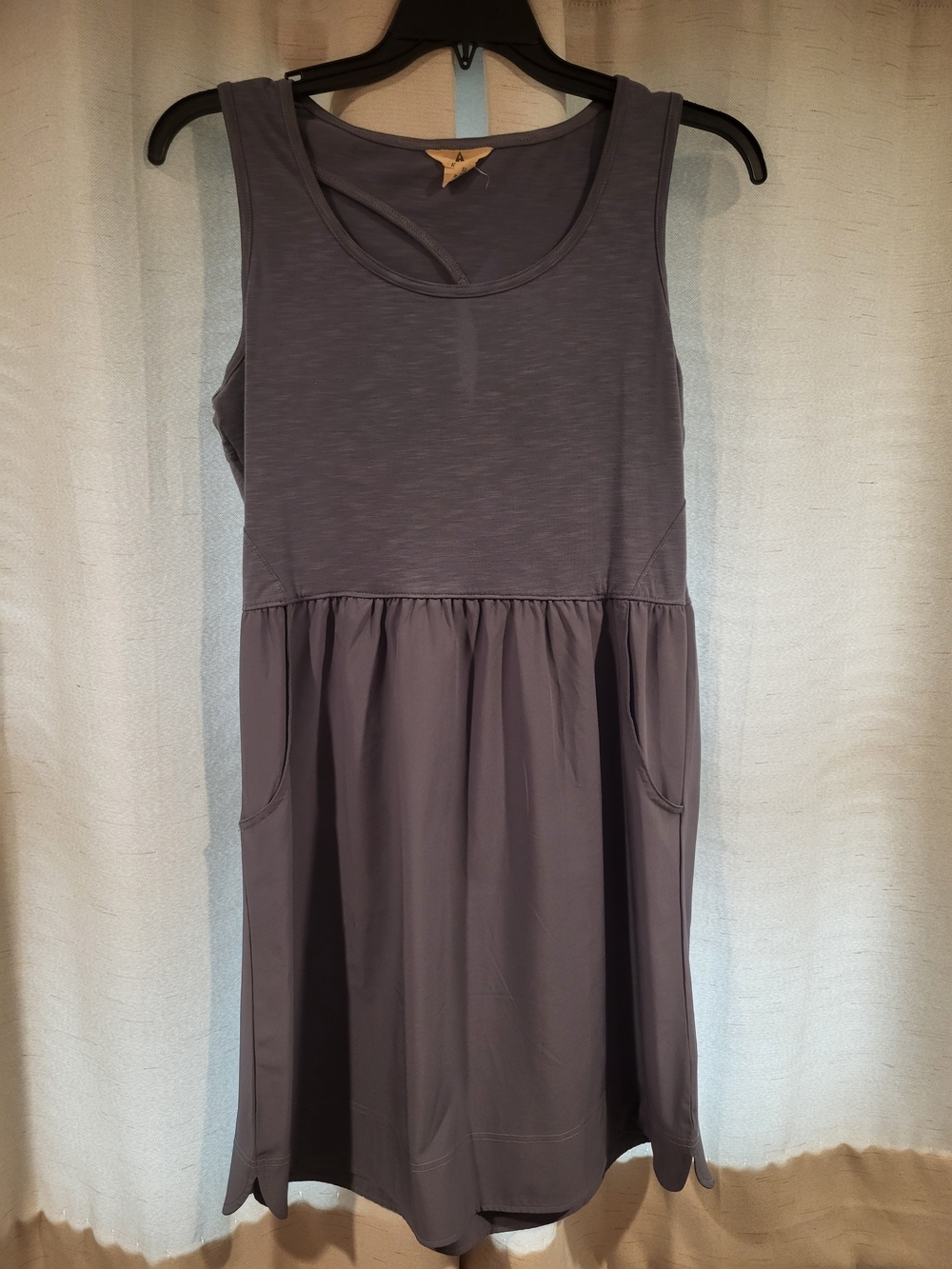 Ascend women's active tank dress Blue